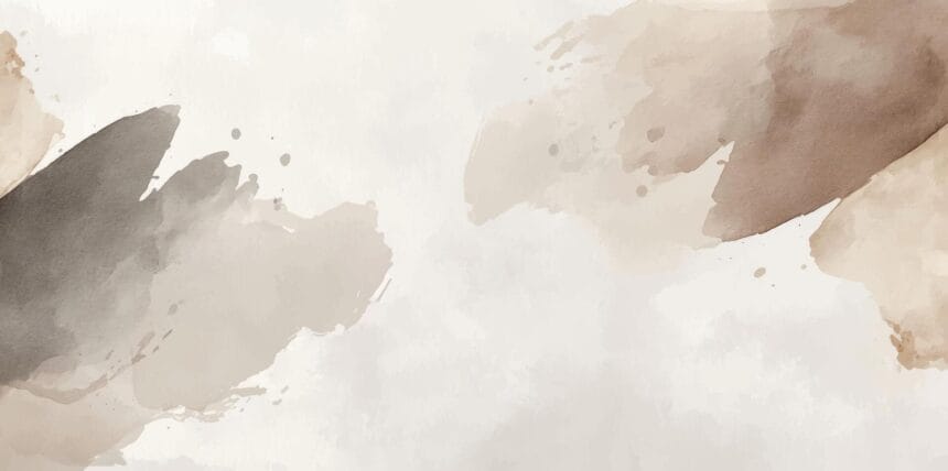 abstract-horizontal-watercolor-background-hand-drawn-texture-brush-stroked-painting-brown-beige-pastel-color-vector