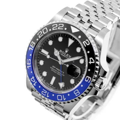 126710BLNR_GMTMasterII_StainlessSteel_BlackDial_batmanBezel_JubileeBracelet_01
