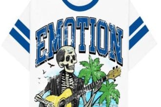 Mixed-Emotion-Guitar-Cropped-Tee