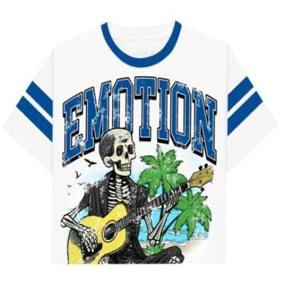 Mixed-Emotion-Guitar-Cropped-Tee