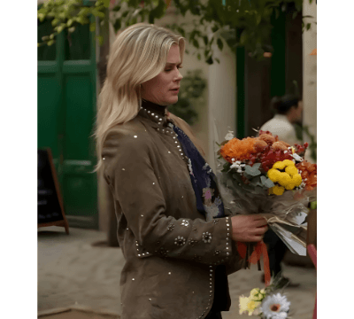 To-Barcelona-Forever-Alison-Sweeney-Studded-Suede-Leather-Blazer