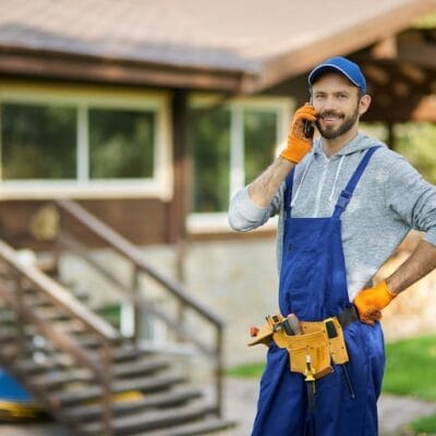 cheerful-young-male-builder-uniform-smiling-camera-while-talking-phone-standing-outdoors-cottage-construction-site-warm-sunny-day_386167-9662-1