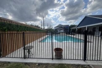 decorative-metal-fence-installation-in-Austin