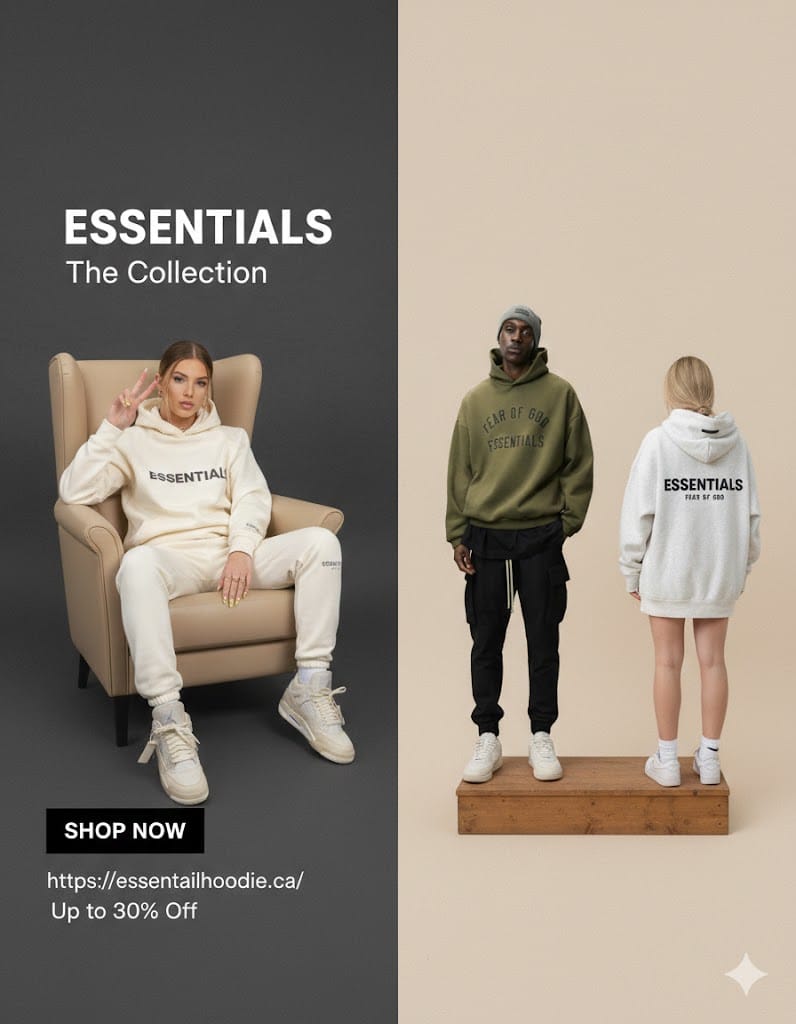 essential clothing Online essentials hoodie Worldwide Store